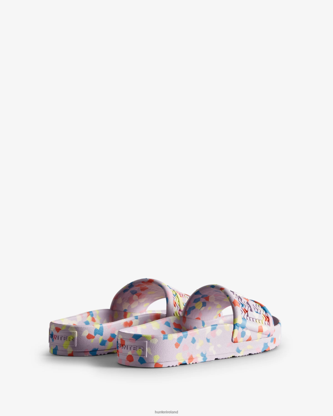 Hunter Women PF0RJ237 BLOOM Marble Slides