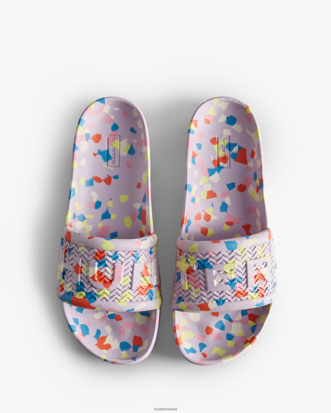 Hunter Women PF0RJ237 BLOOM Marble Slides