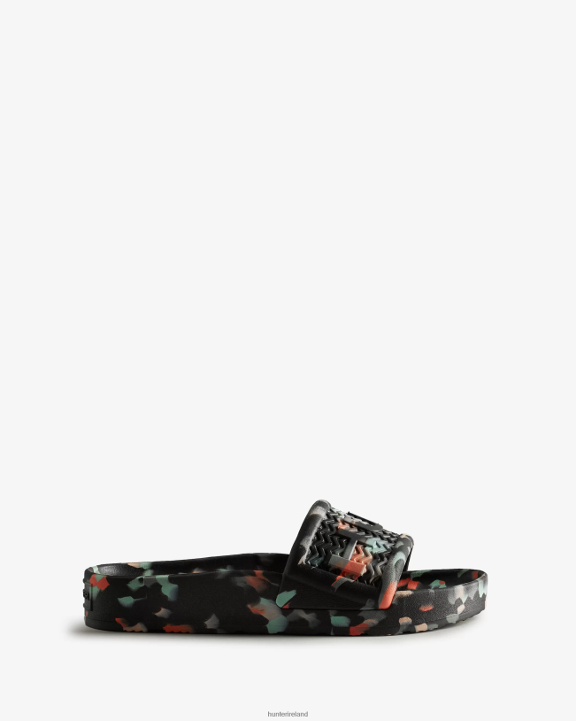Hunter Women PF0RJ285 BLOOM Marble Slides