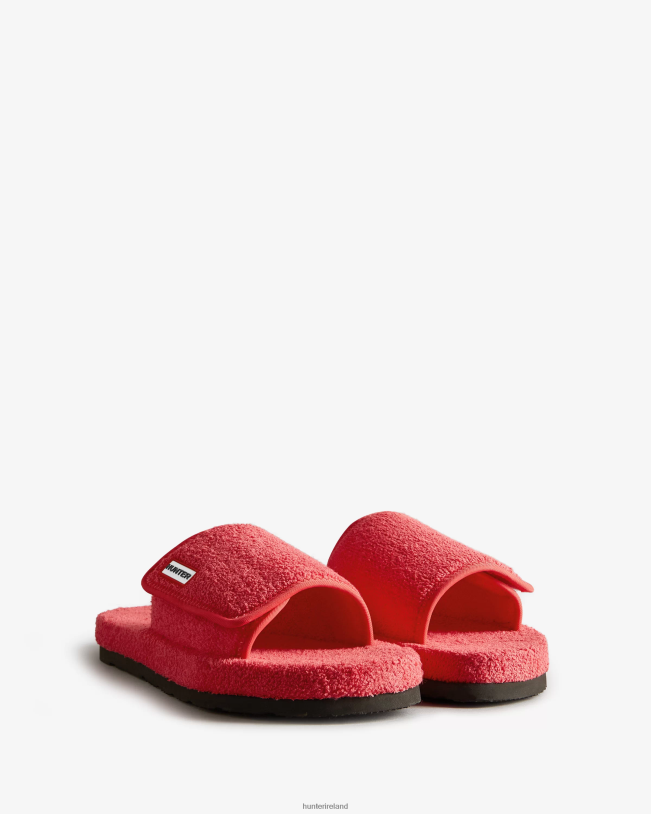 Hunter Women PF0RJ327 Terry Towelling Beach Platform Adjustable Slide