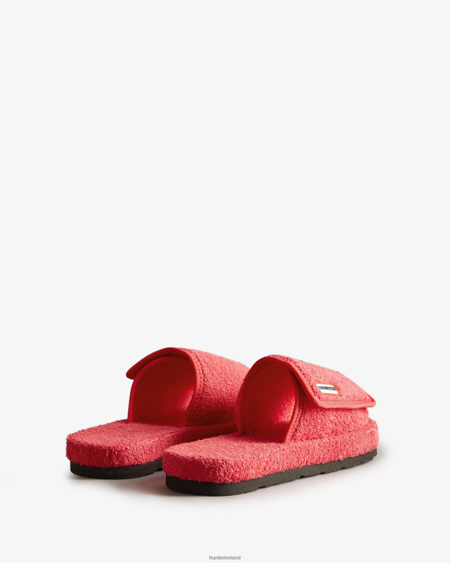 Hunter Women PF0RJ327 Terry Towelling Beach Platform Adjustable Slide