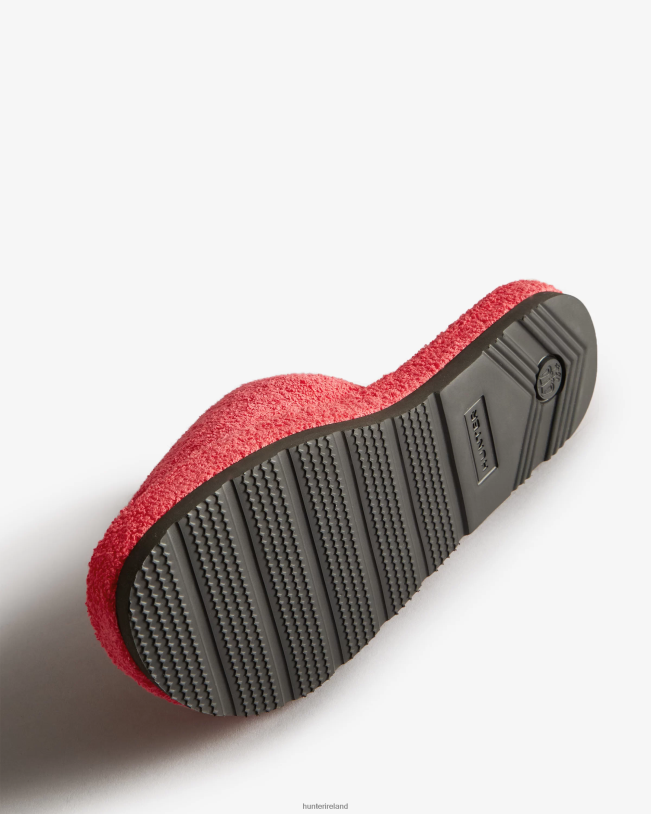 Hunter Women PF0RJ327 Terry Towelling Beach Platform Adjustable Slide