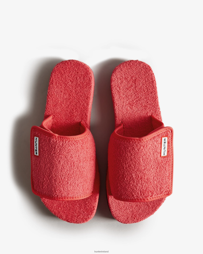 Hunter Women PF0RJ327 Terry Towelling Beach Platform Adjustable Slide